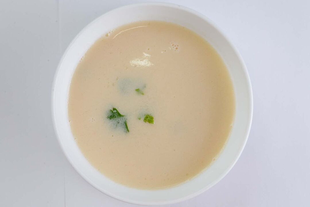 Fish puree soup for pancreatitis