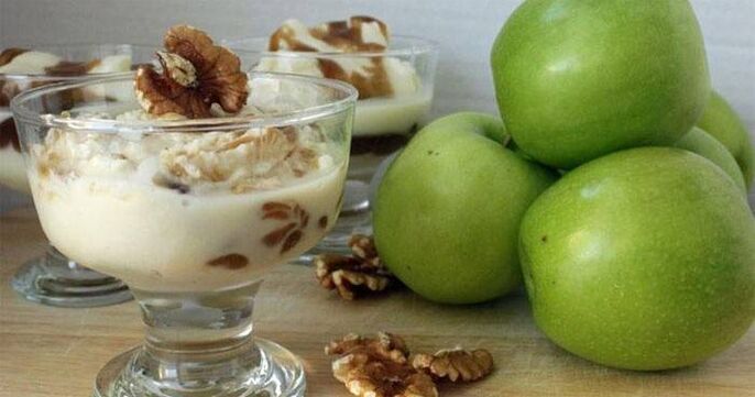 apples and walnuts to lose weight by 10 kg per month