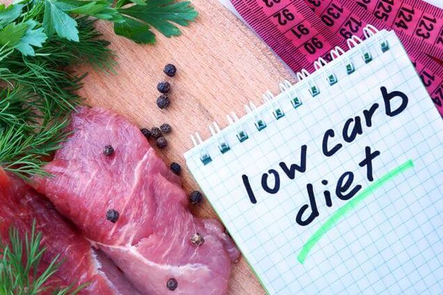 Low carbohydrate diet an effective method to lose weight with a varied menu
